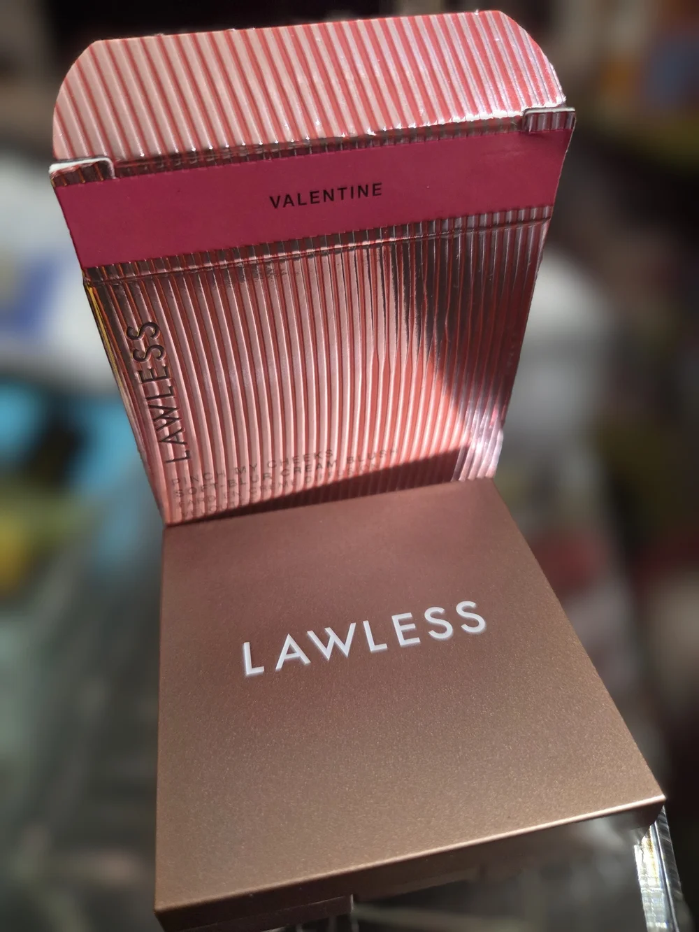 Lawless Pinch My Cheeks Soft-Blur Cream Blush in Valentine, a Bright Watermelon